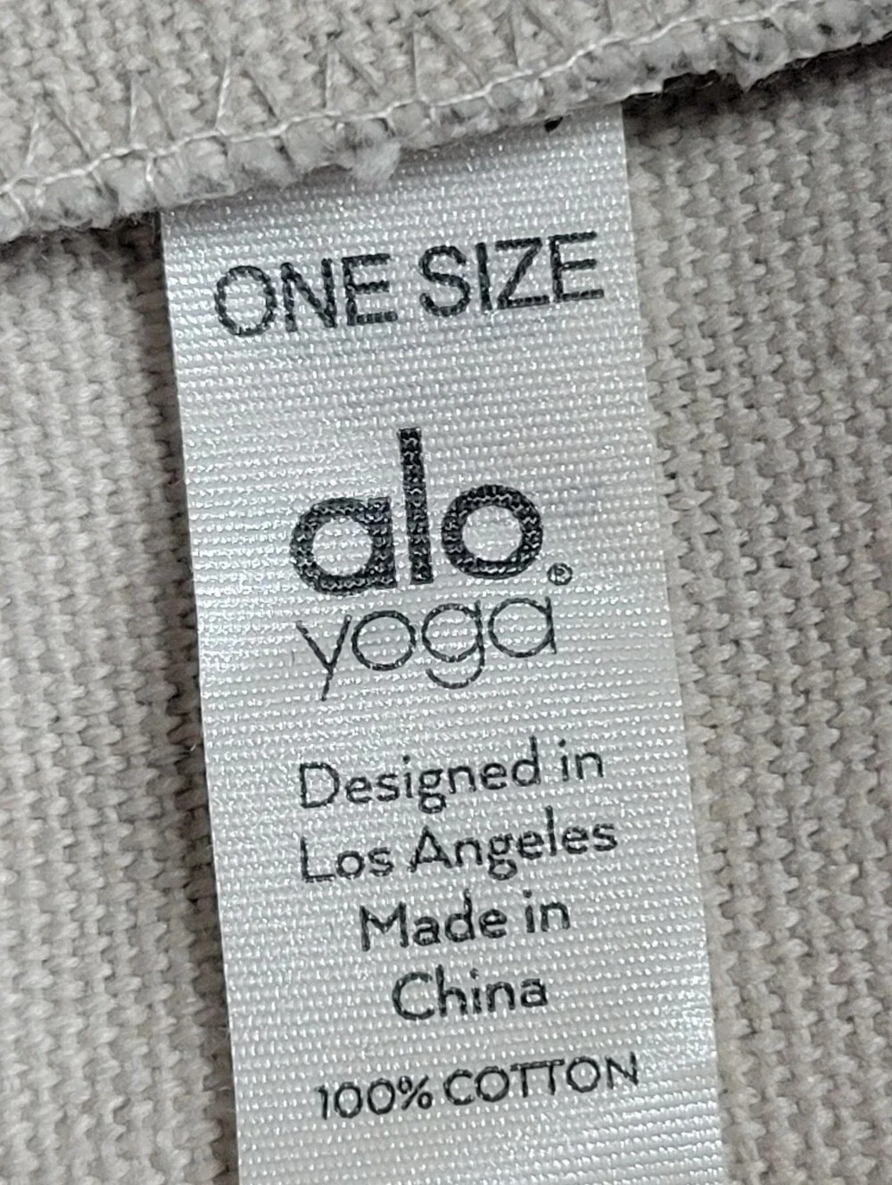 ALO Yoga Gray Tie-Dye Oversizes Canvas Large Tote Bag. - Picture 2 of 8
